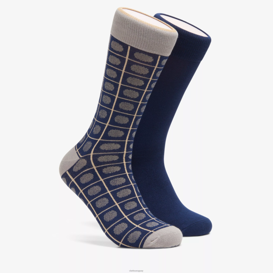 Azul marino Clarks vestido novedad X8V4N967