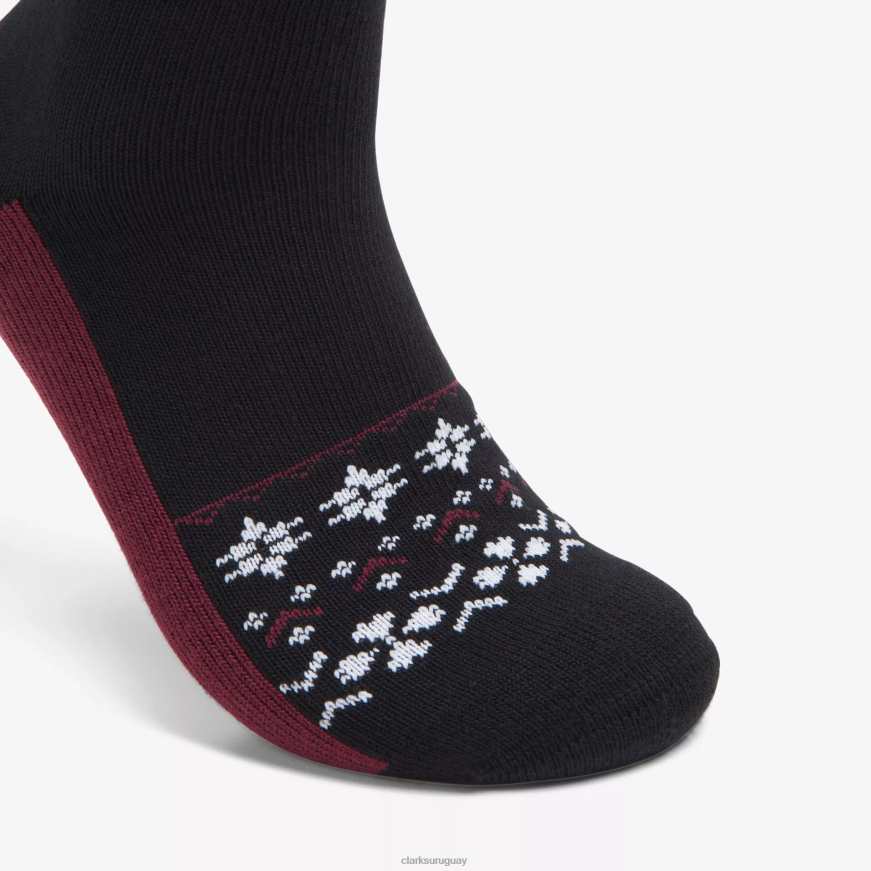 borgoña Clarks tripulación de invierno para hombre X8V4N964