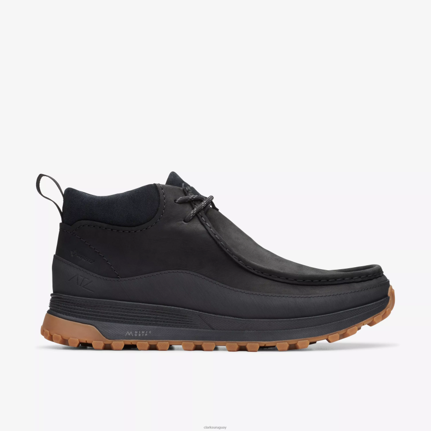 nubuck negro Clarks bota atl trek wally gore-tex X8V4N918