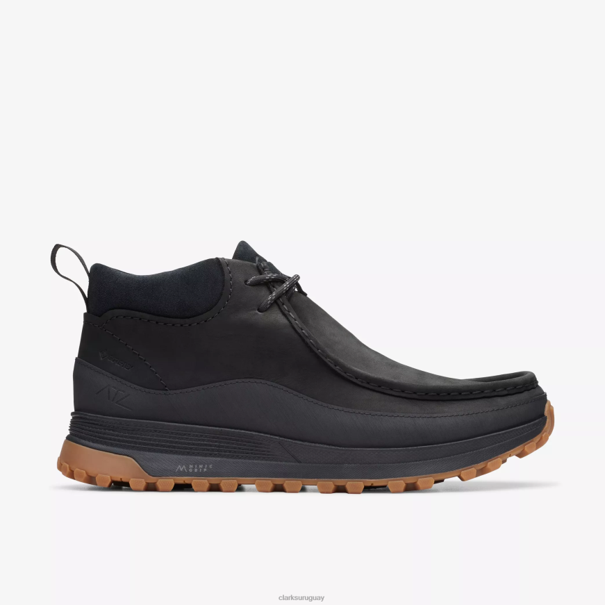 nubuck negro Clarks bota atl trek wally gore-tex X8V4N918