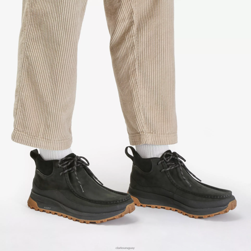 nubuck negro Clarks bota atl trek wally gore-tex X8V4N918