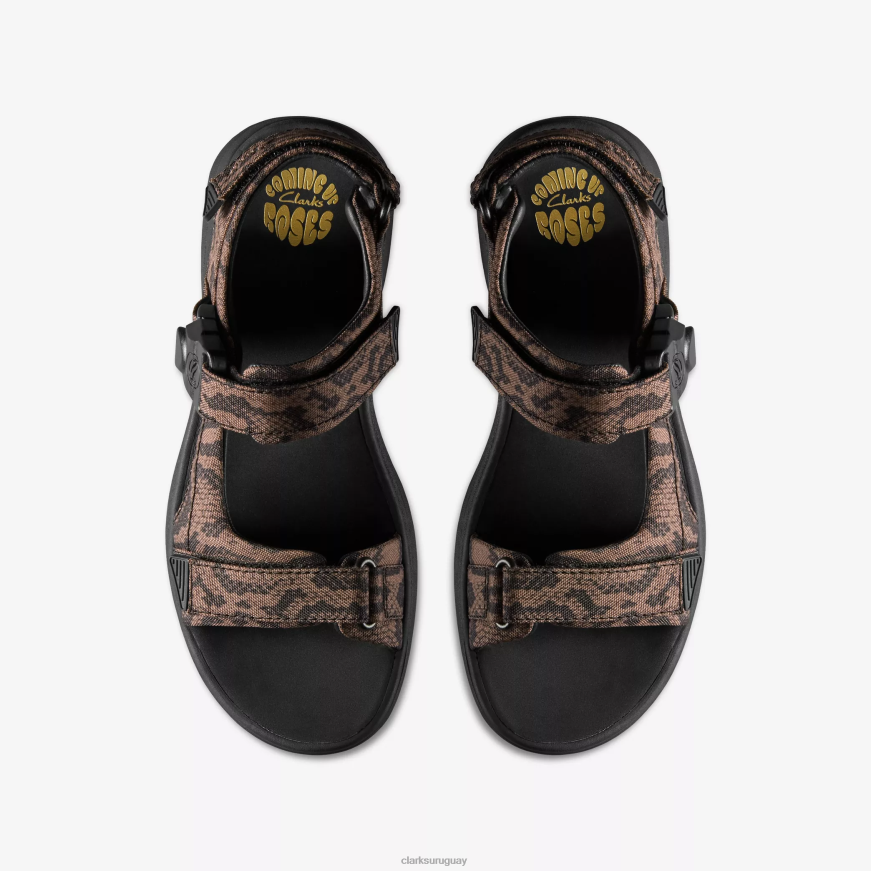 textil marrón Clarks sandalia martine rose para hombre 2 X8V4N867