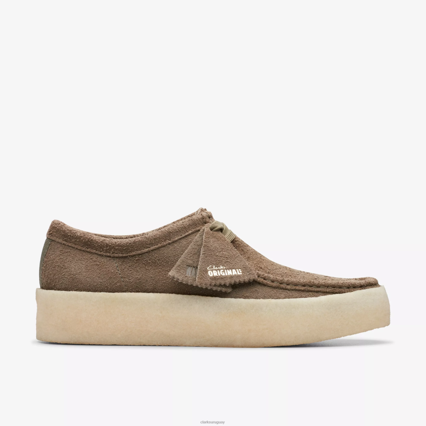 ante caqui pálido Clarks taza wallabee X8V4N682