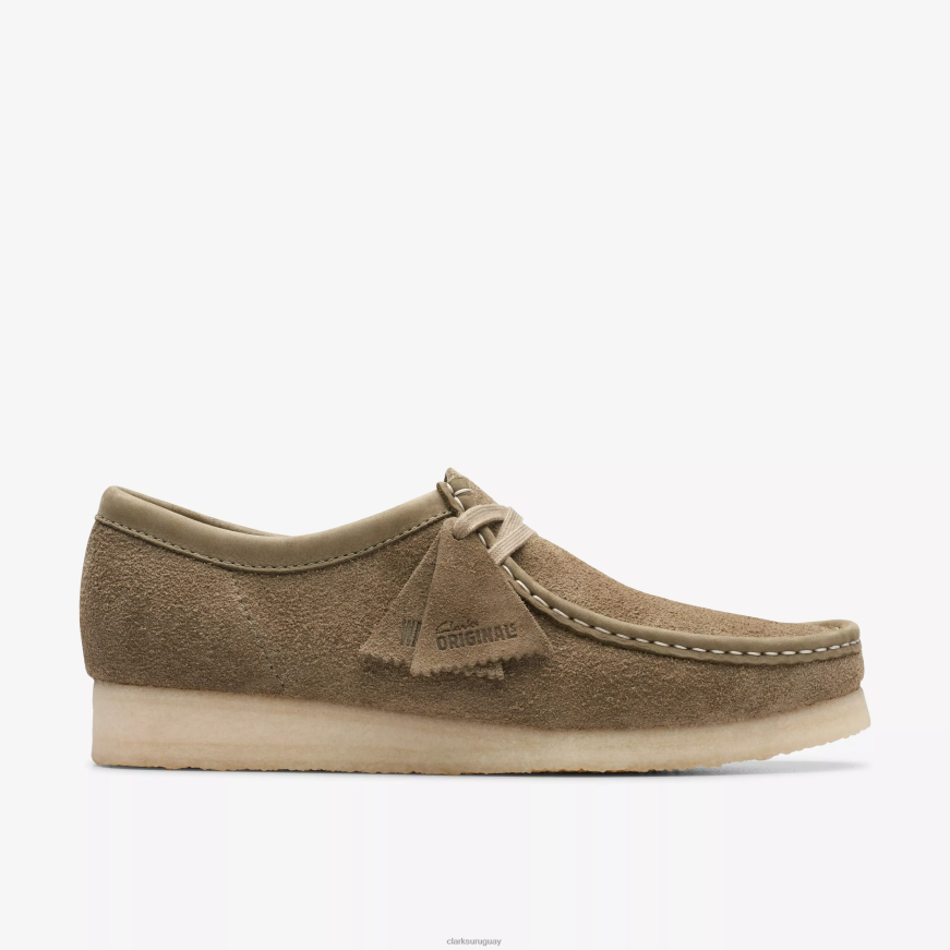 ante caqui pálido Clarks wallabee X8V4N662
