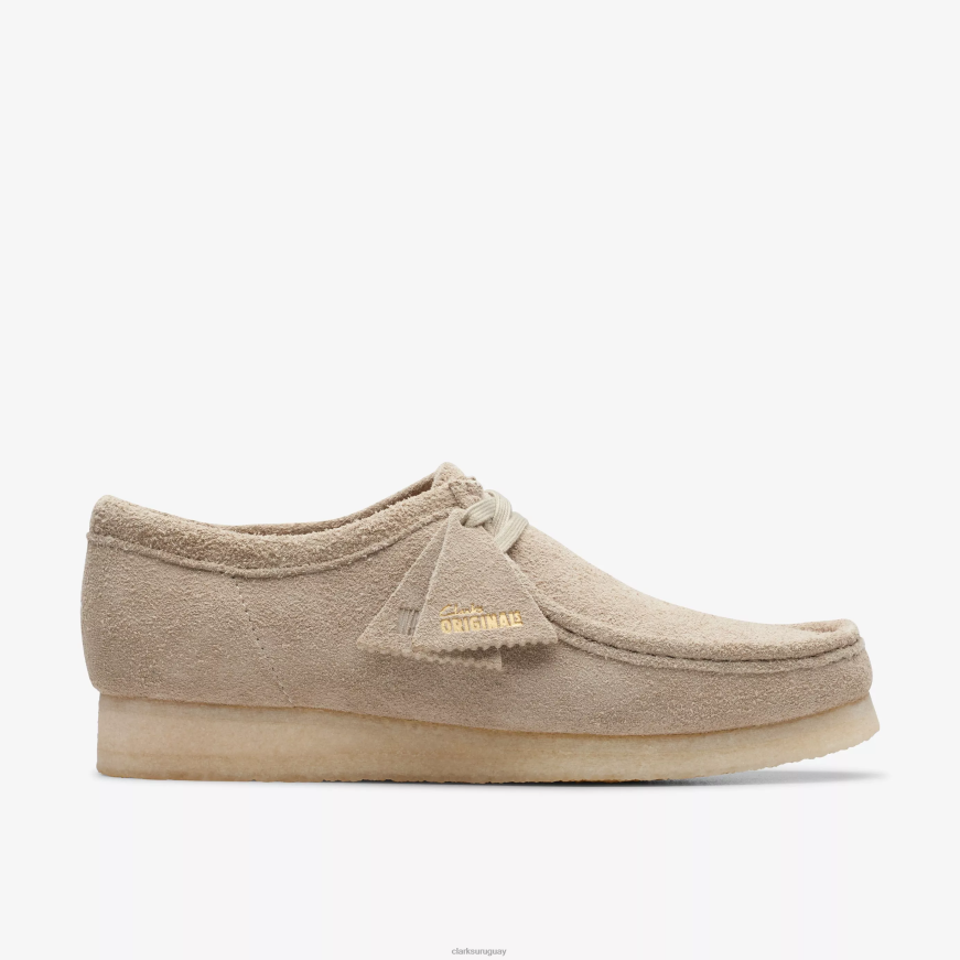 ante gris pálido Clarks wallabee X8V4N684