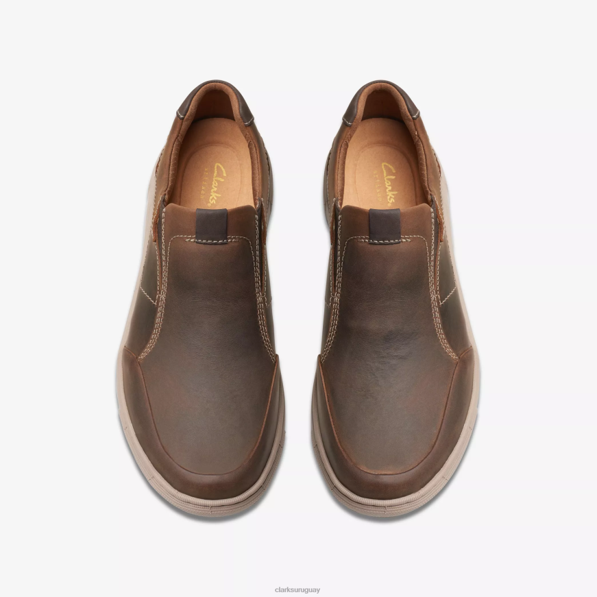 cuero de cera de abejas Clarks paso de piedra de mapa X8V4N813