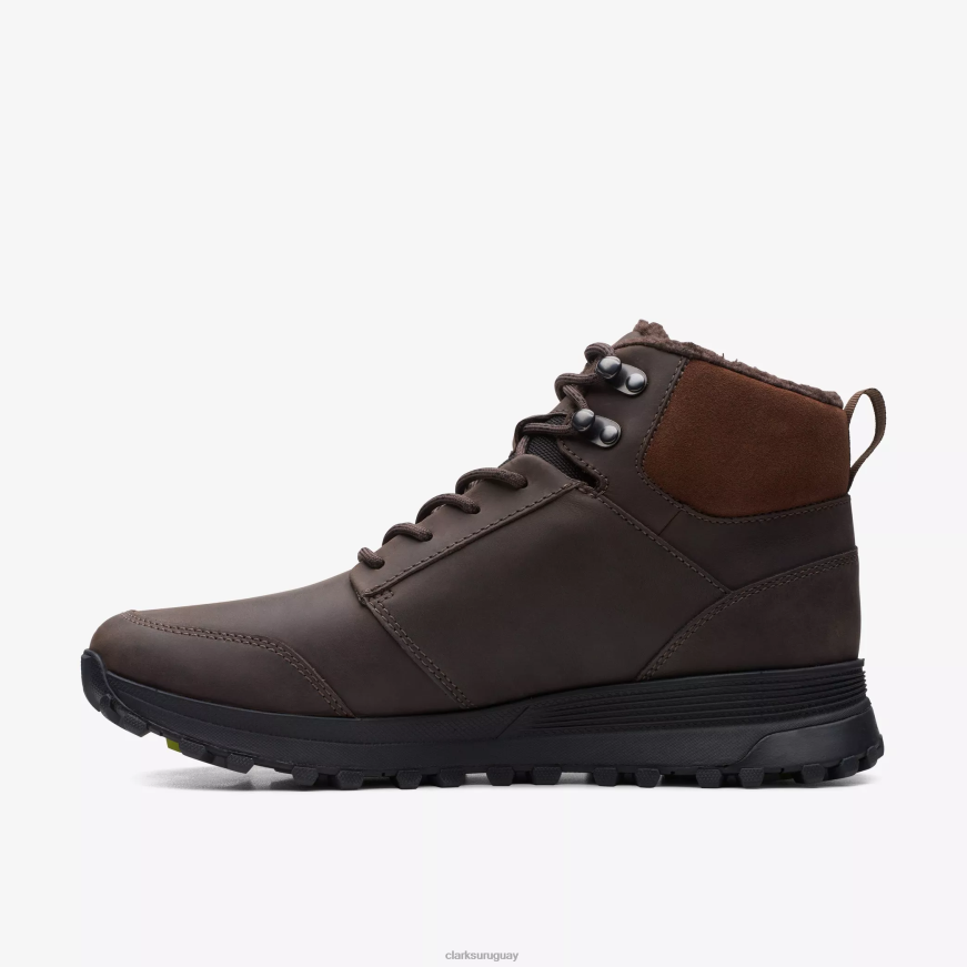 cuero marrón cálido Clarks atl trek up impermeable X8V4N860