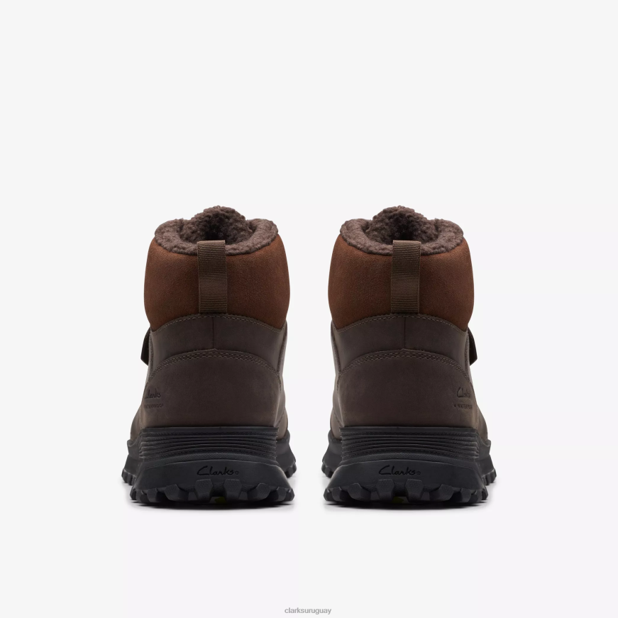 cuero marrón cálido Clarks atl trek up impermeable X8V4N860