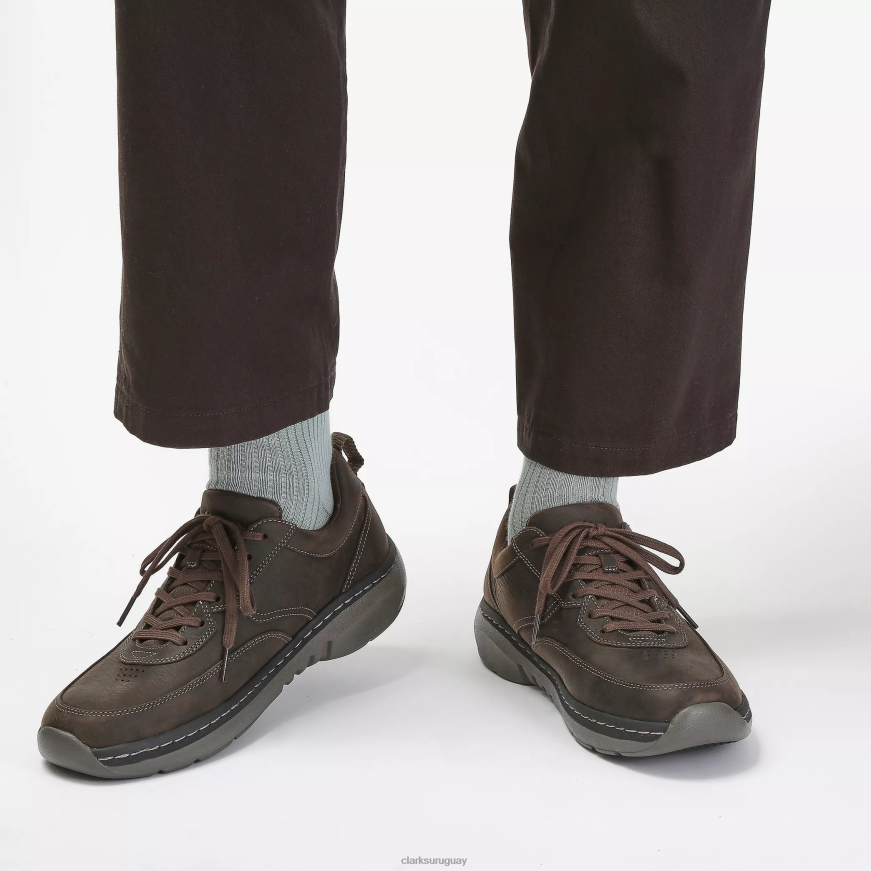 marrón oscuro caído Clarks clarks pro encaje X8V4N828