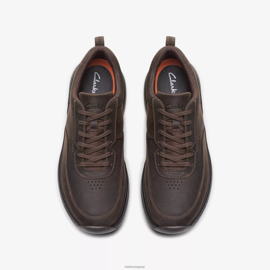 marrón oscuro caído Clarks clarks pro encaje X8V4N828