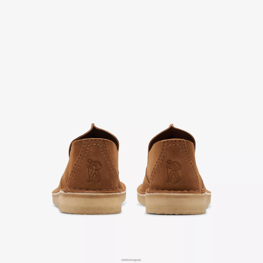 gamuza cola Clarks desierto de musgo X8V4N895