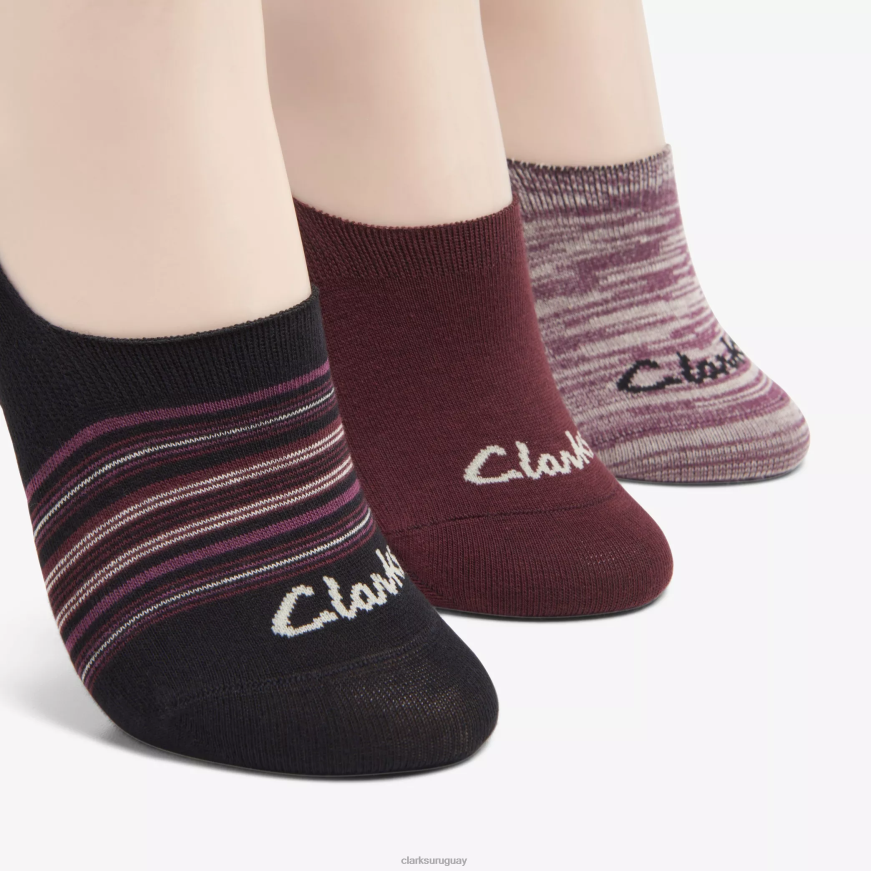 borgoña Clarks forro de zapatos surtido X8V4N636