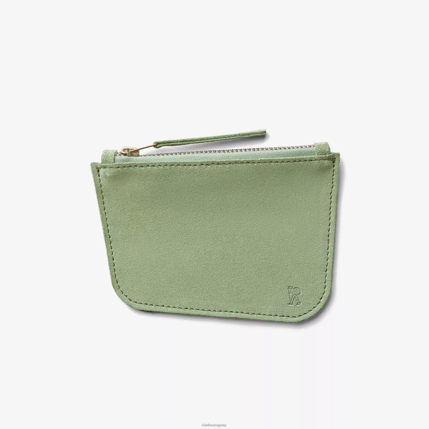 gamuza verde Clarks moneda wallabee X8V4N645