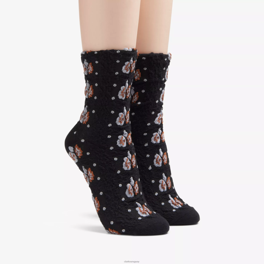 negro Clarks equipo de flores X8V4N639