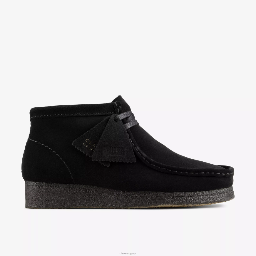 ante negro Clarks bota wallabee X8V4N421