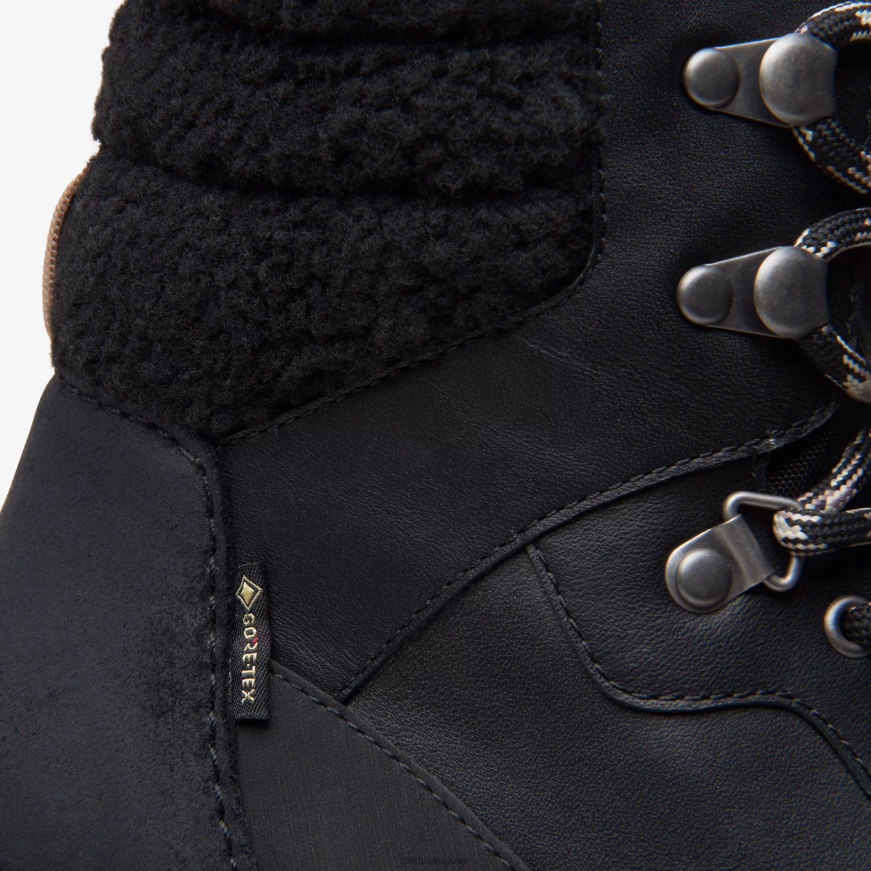 combinación cálida negra Clarks atl caminata superior gore-tex X8V4N479