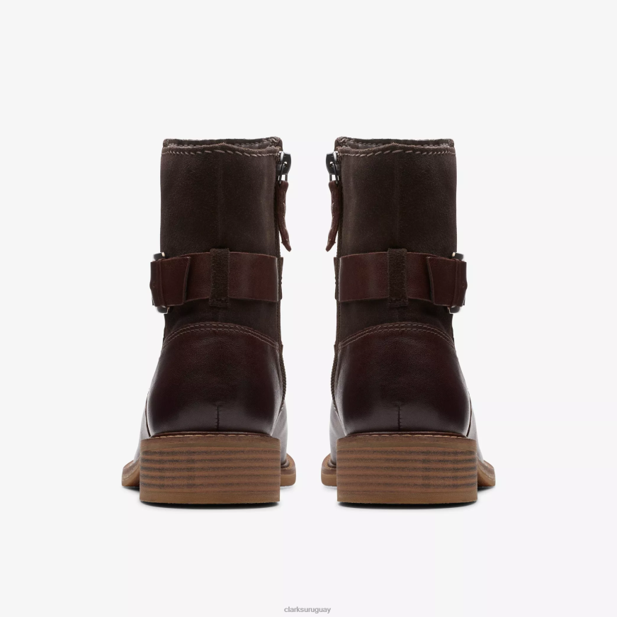 combinación marrón oscuro Clarks correa de colonia X8V4N459