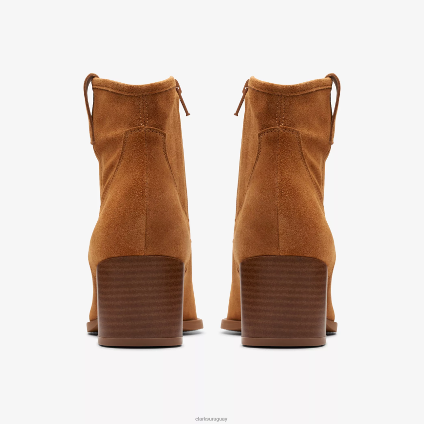 gamuza color canela Clarks anciano rae X8V4N383