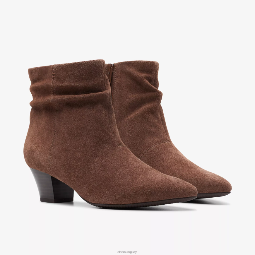 gamuza color topo Clarks teresa saltar X8V4N435