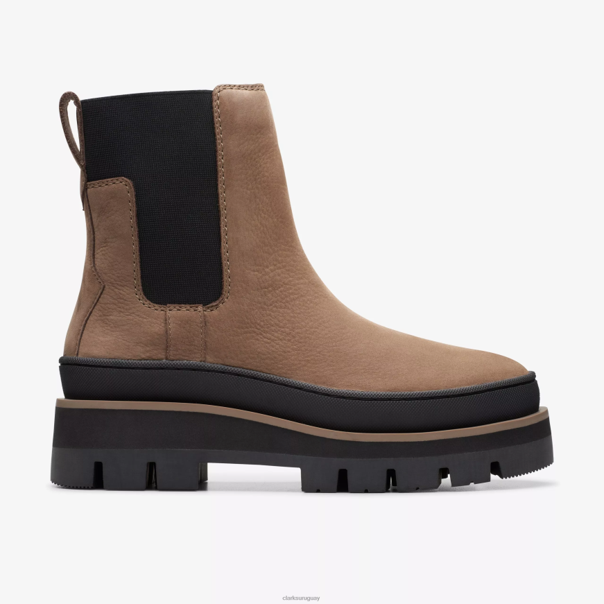 nubuck guijarro Clarks orianna 2 arriba X8V4N471