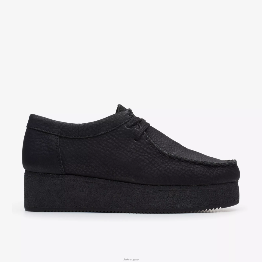 nubuck negro Clarks wallacraft lo X8V4N496