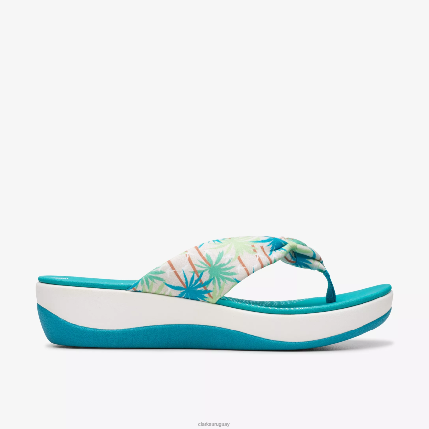 combinación verde Clarks arla glison X8V4N87