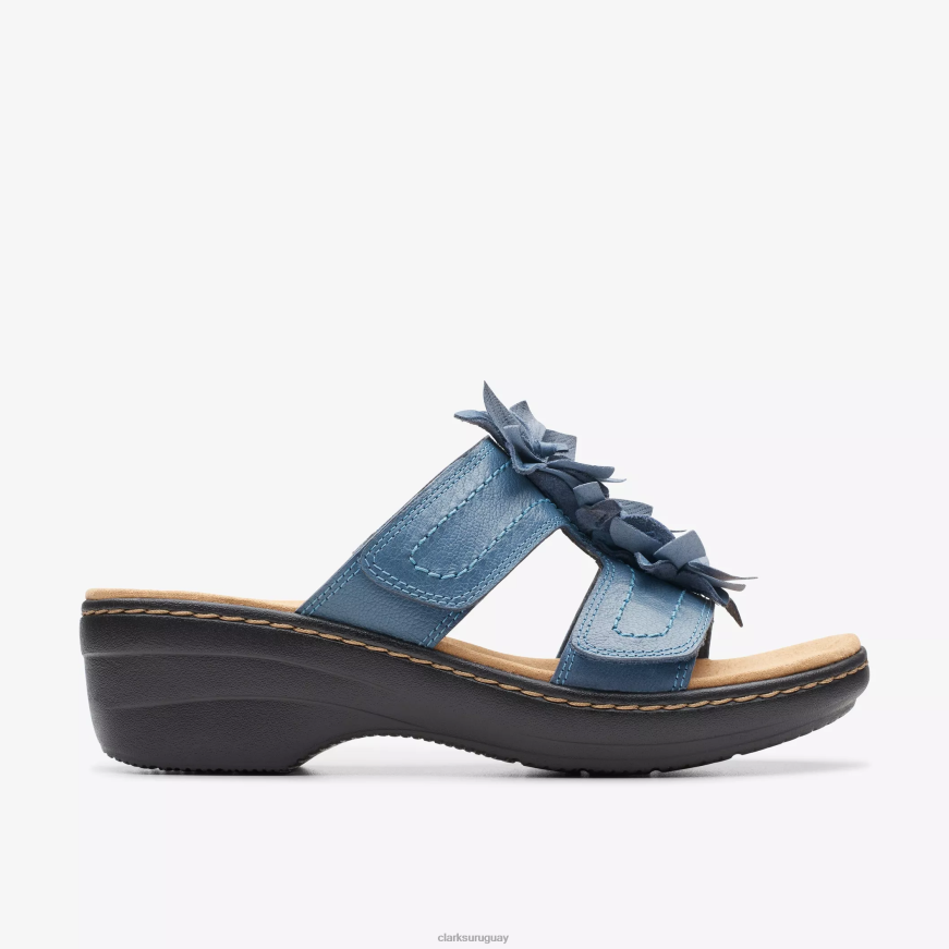 cuero azul Clarks raelyn merliah X8V4N28