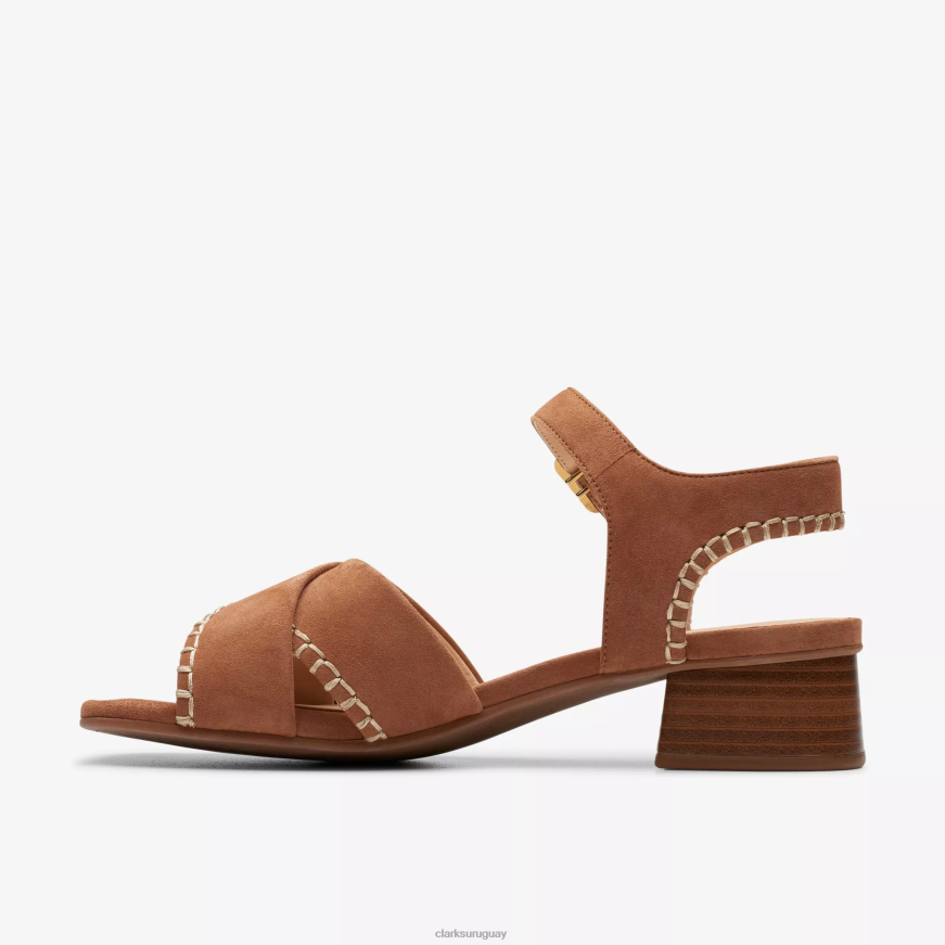 gamuza color canela Clarks serina35 cruz X8V4N117