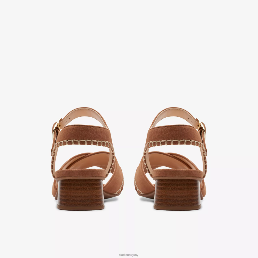 gamuza color canela Clarks serina35 cruz X8V4N117