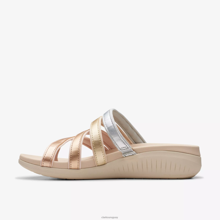 multicolor metálico Clarks deslizarse hola iris X8V4N76