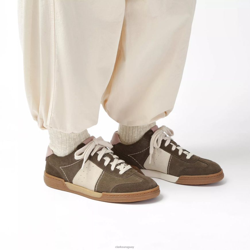 combinación de oliva Clarks partido de artesanía lo X8V4N362