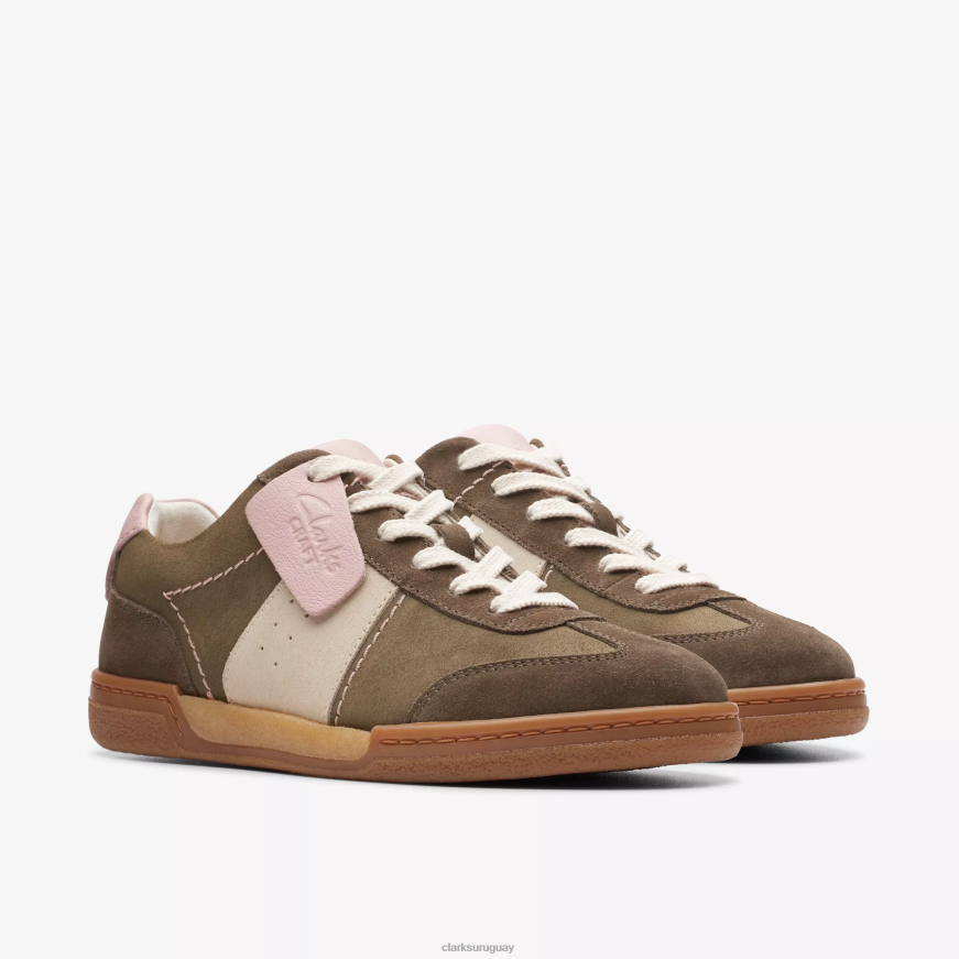 combinación de oliva Clarks partido de artesanía lo X8V4N362
