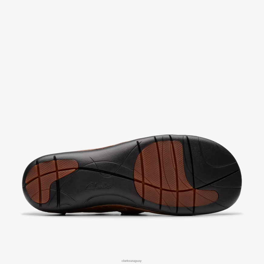 cuero bronceado oscuro Clarks facilidad de bucle X8V4N554