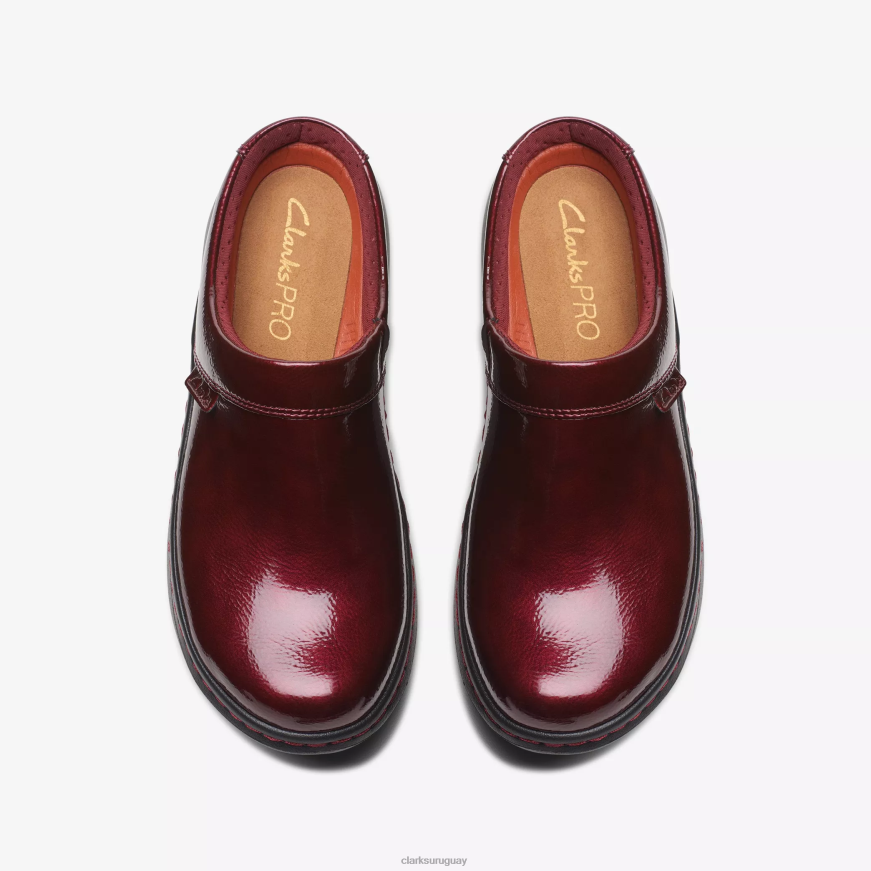 patente de borgoña Clarks zuecos clarks pro X8V4N558