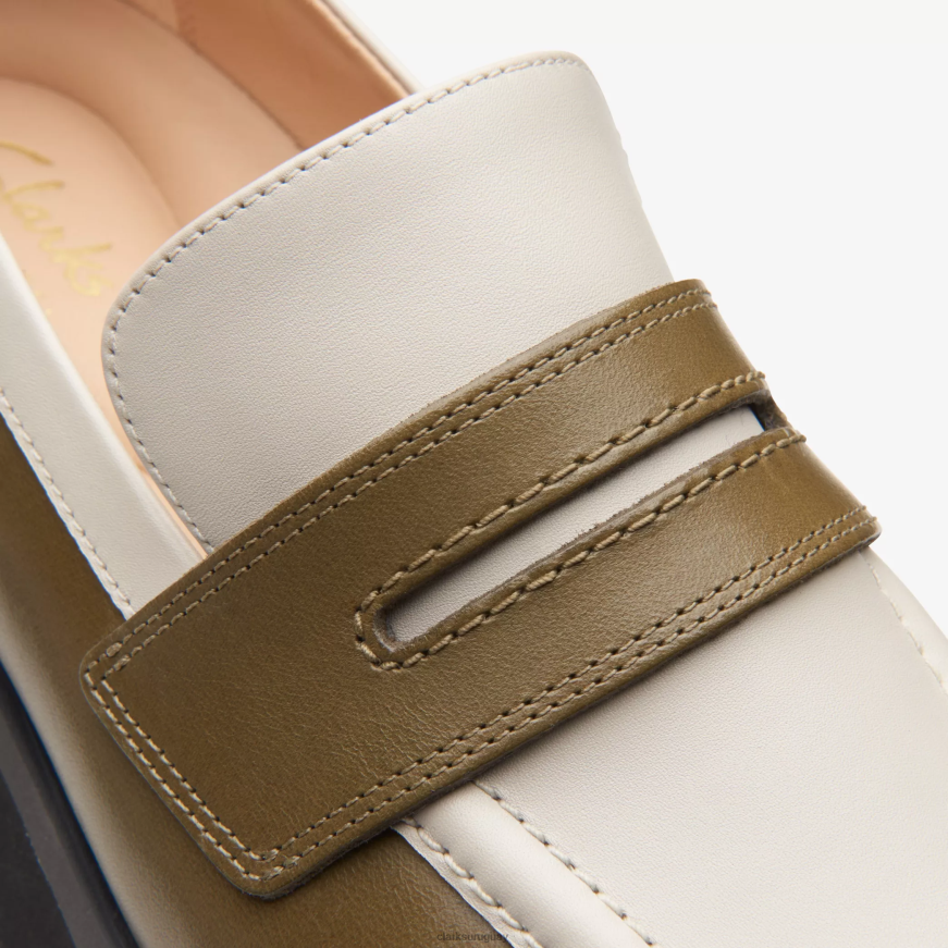 combinación de oliva Clarks mantente así borde X8V4N199