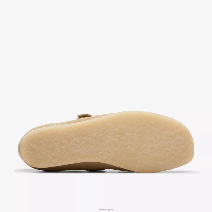 gamuza de arce Clarks barra en T wallabee X8V4N249