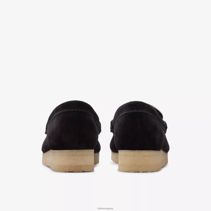 peinado con estampado de vaca Clarks mocasín wallabee X8V4N237