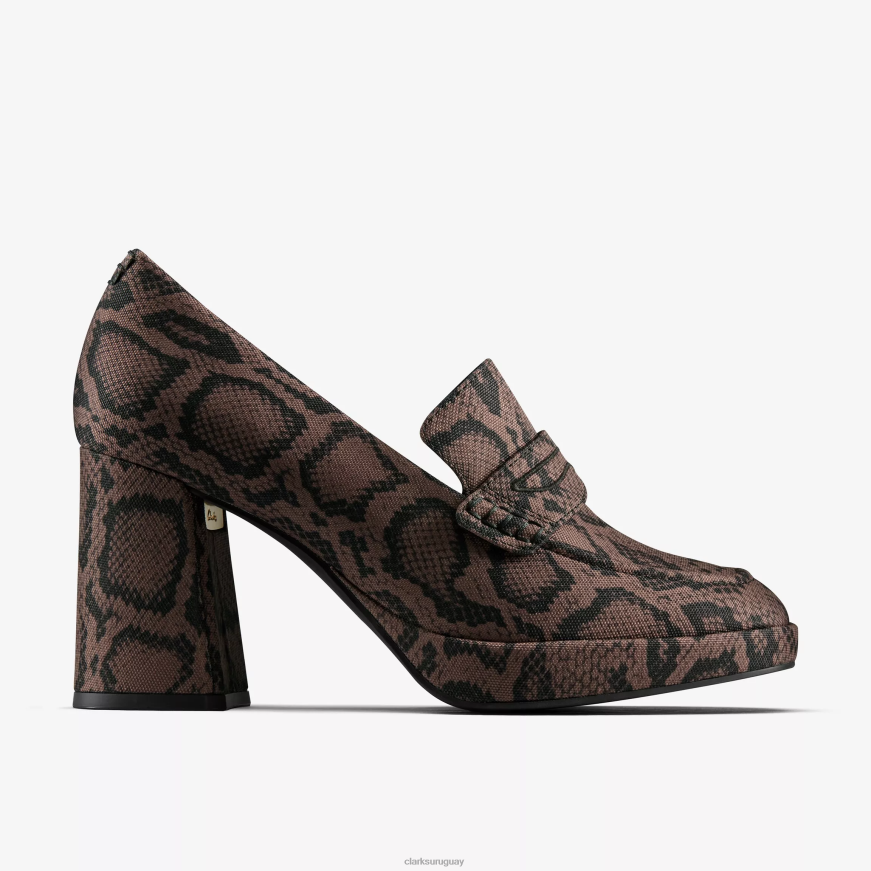 textil marrón Clarks mocasines martine rose mujer 2 X8V4N217