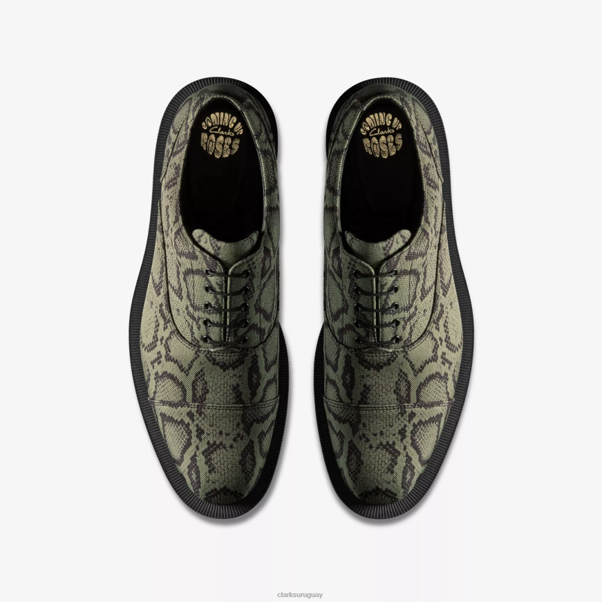 textil verde Clarks martine rose mujer oxford 2 X8V4N202