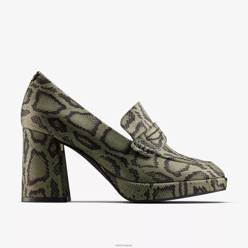 textil verde Clarks mocasines martine rose mujer 2 X8V4N218