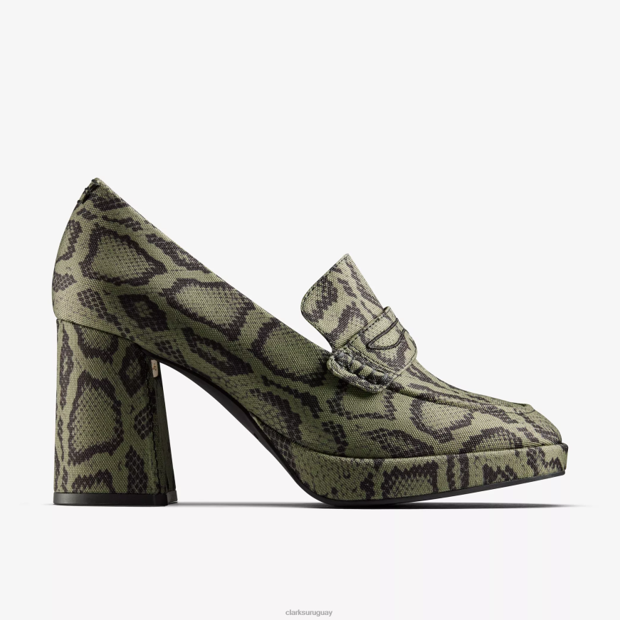 textil verde Clarks mocasines martine rose mujer 2 X8V4N218