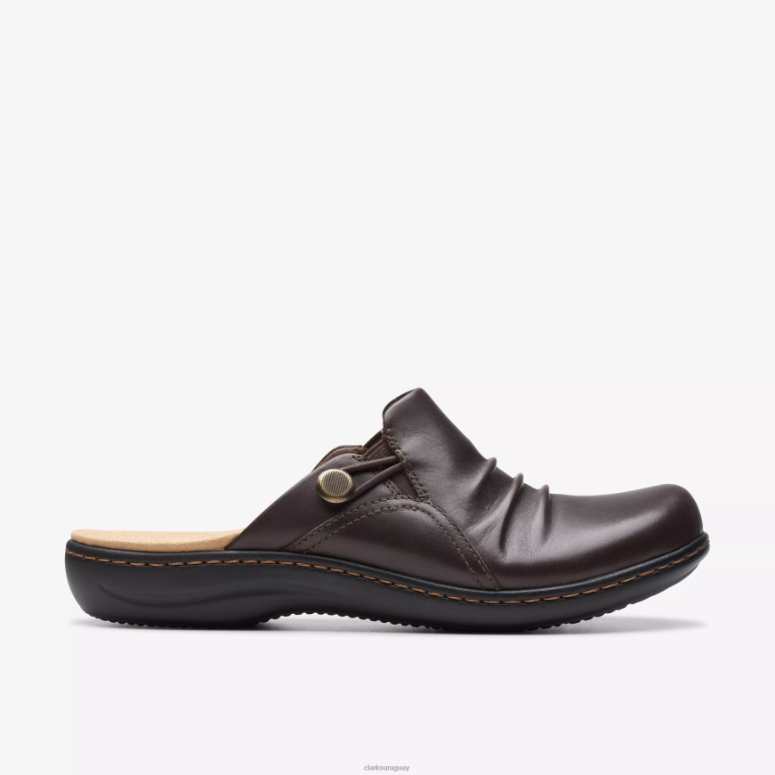 cuero marrón oscuro Clarks bahía de laurieanne X8V4N594