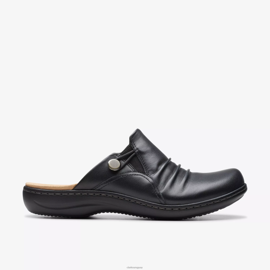 cuero negro Clarks bahía de laurieanne X8V4N595