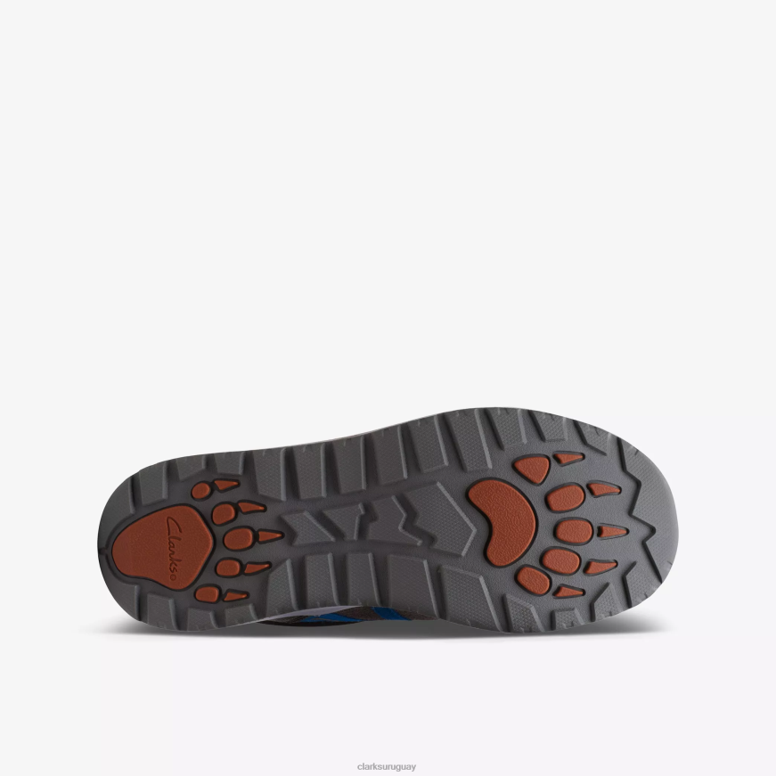 azul marino impermeable Clarks cachorro en llamas mayor X8V4N997