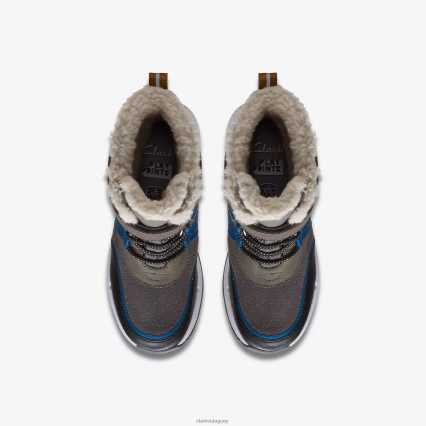 azul marino impermeable Clarks cachorro en llamas mayor X8V4N997