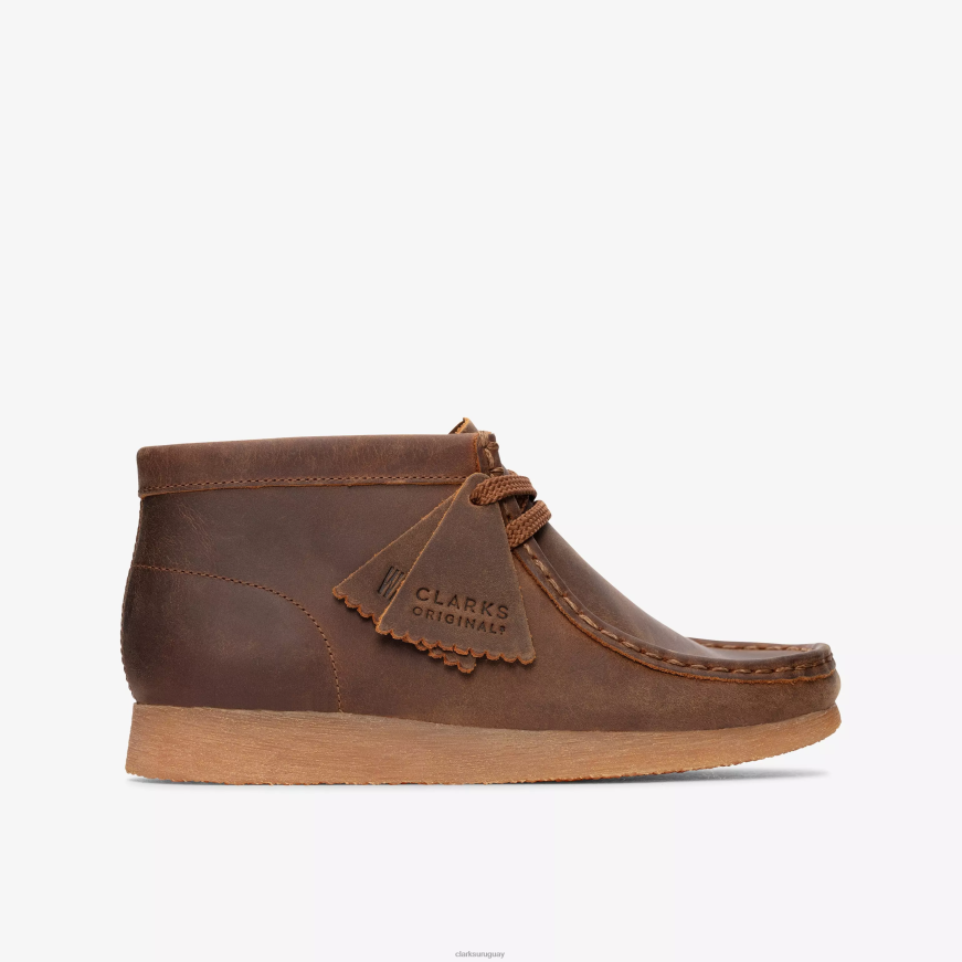 cera de abejas Clarks bota wallabee niño X8V4N993
