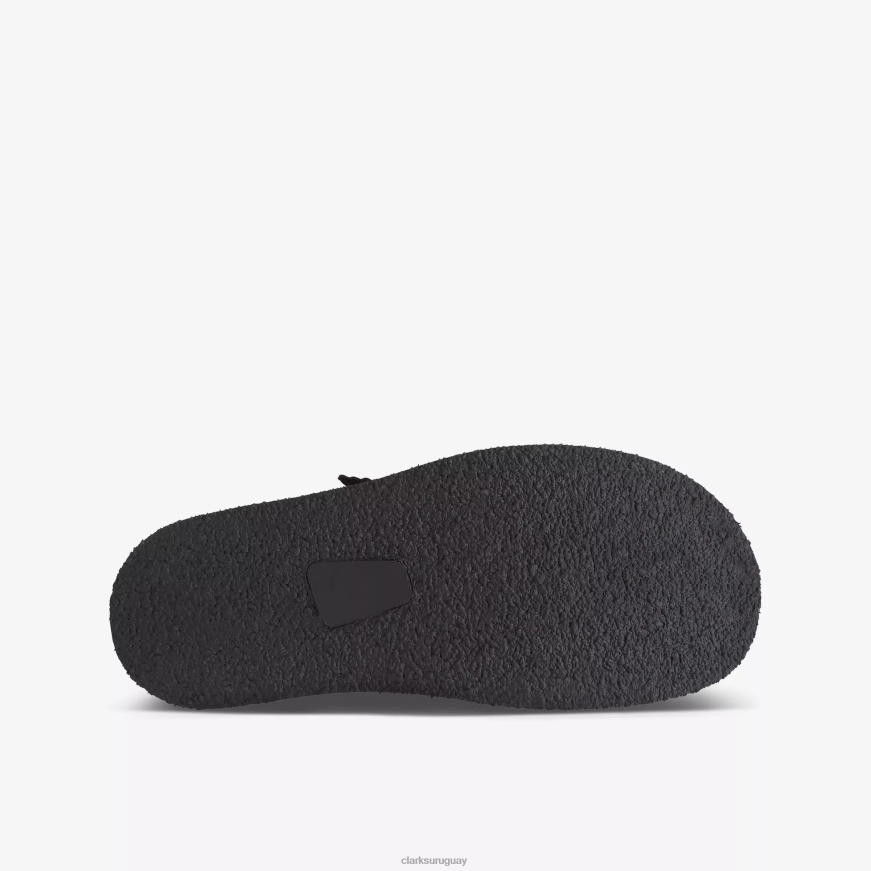 cuero negro Clarks caminata por el desierto mayores X8V4N978