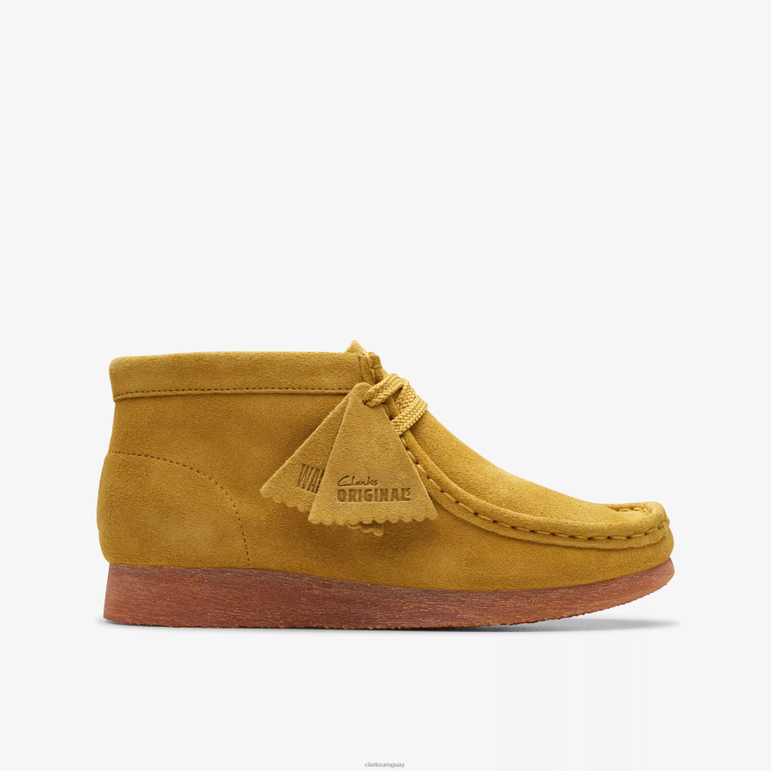 oliva oscuro Clarks bota wallabee mayor X8V4N980
