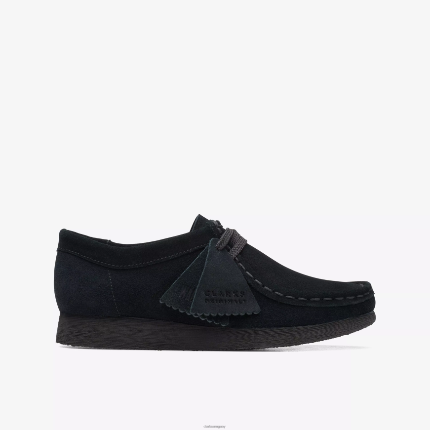 ante negro Clarks wallabee mayor X8V4N1011