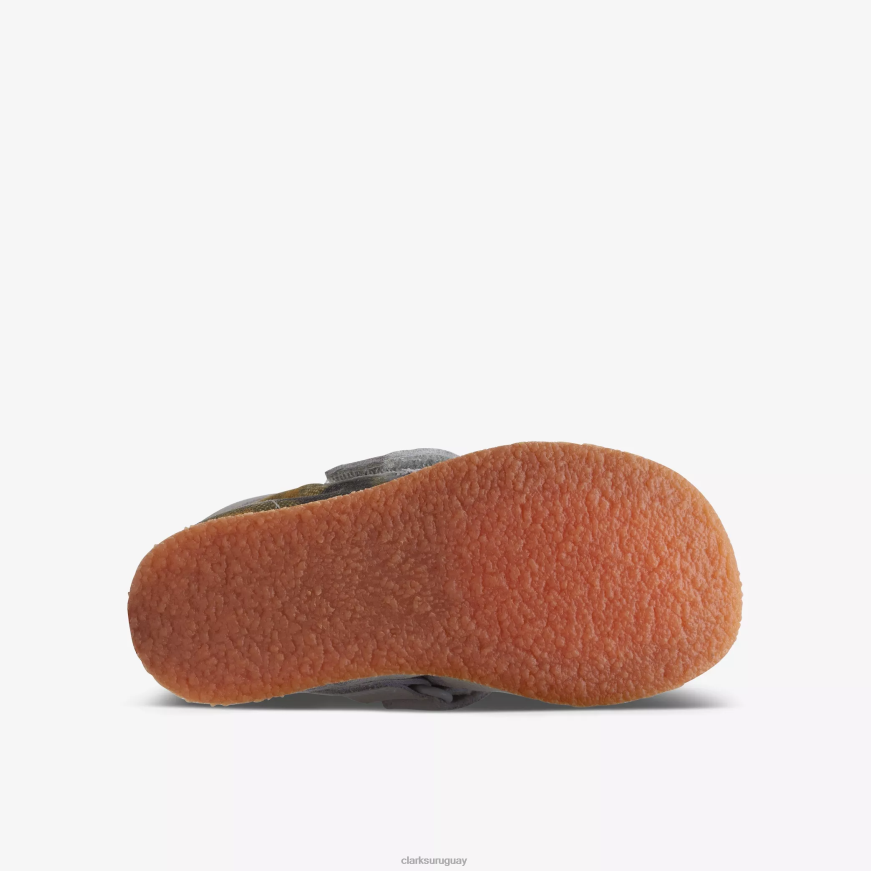 textil teñido anudado Clarks bota wallabee niño X8V4N1013